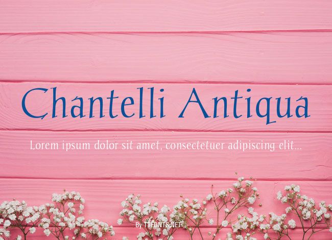 Chantelli Antiqua example