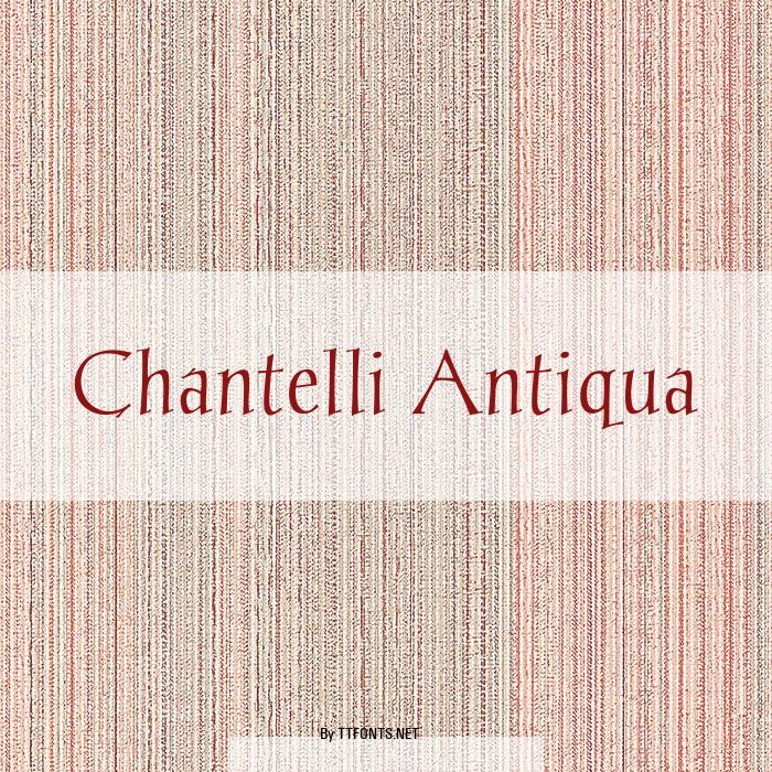 Chantelli Antiqua example