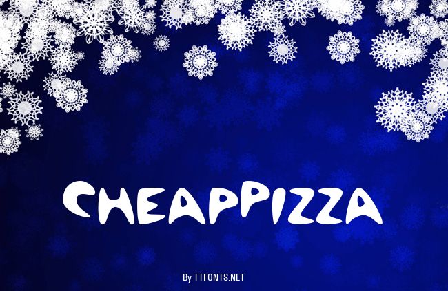 CheapPizza example