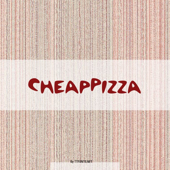 CheapPizza example