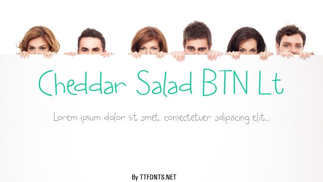 Cheddar Salad BTN Lt example