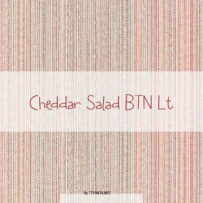 Cheddar Salad BTN Lt example