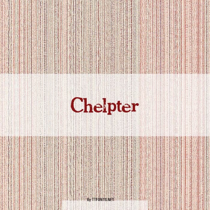 Chelpter example