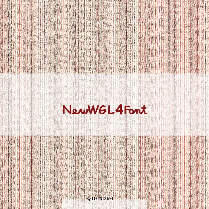 NewWGL4Font example