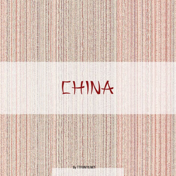 China example