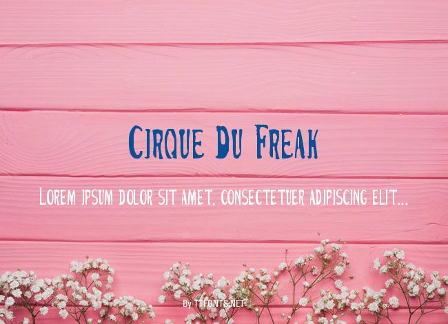 Cirque Du Freak example