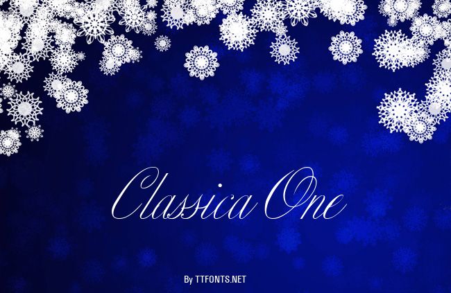 Classica One example