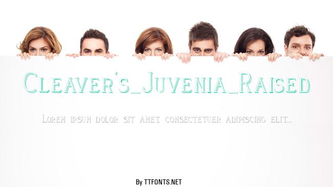 Cleaver's_Juvenia_Raised example