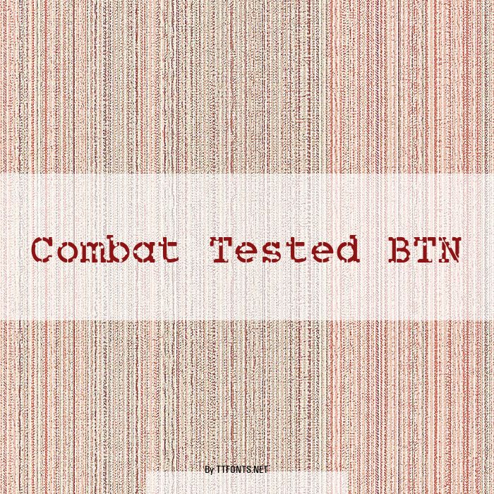 Combat Tested BTN example