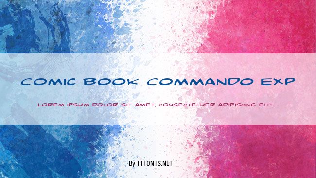 Comic Book Commando Exp example