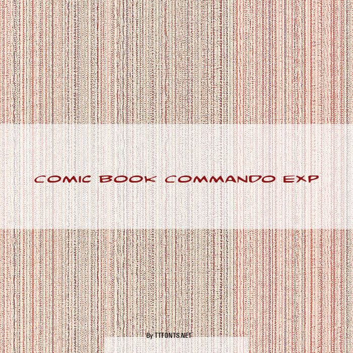 Comic Book Commando Exp example