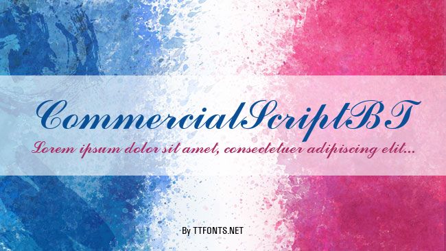 CommercialScriptBT example