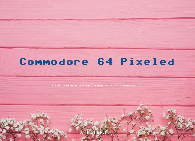 Commodore 64 Pixeled example