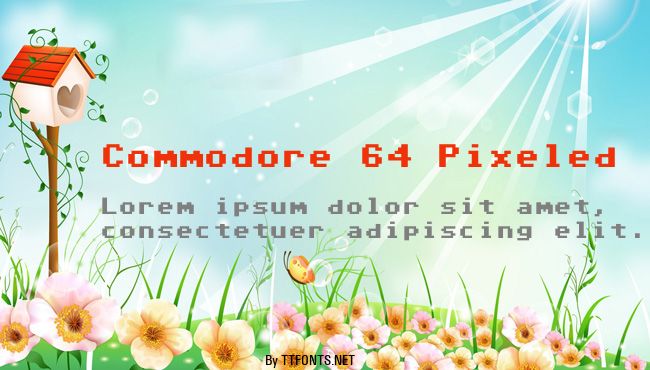 Commodore 64 Pixeled example