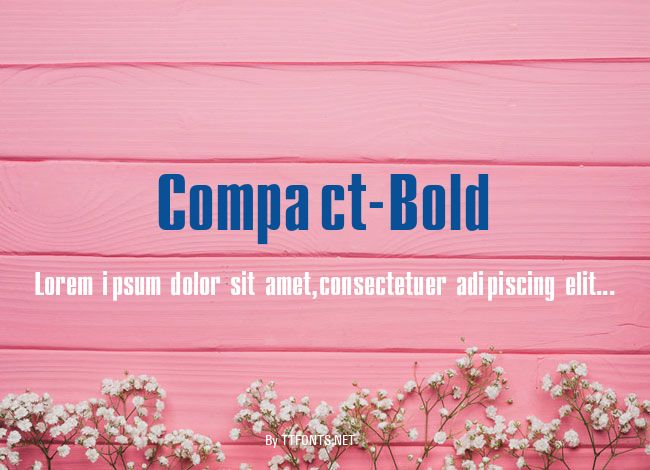 Compact-Bold example
