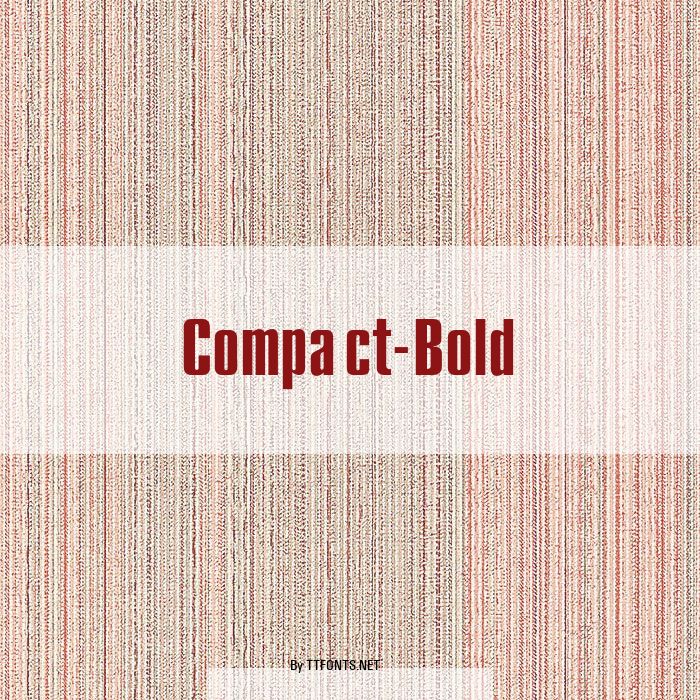 Compact-Bold example