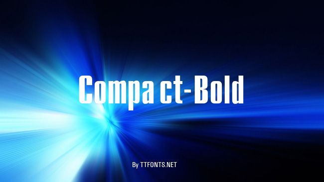 Compact-Bold example