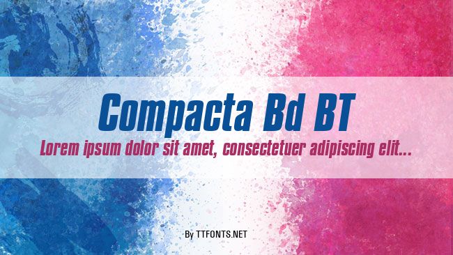 Compacta Bd BT example