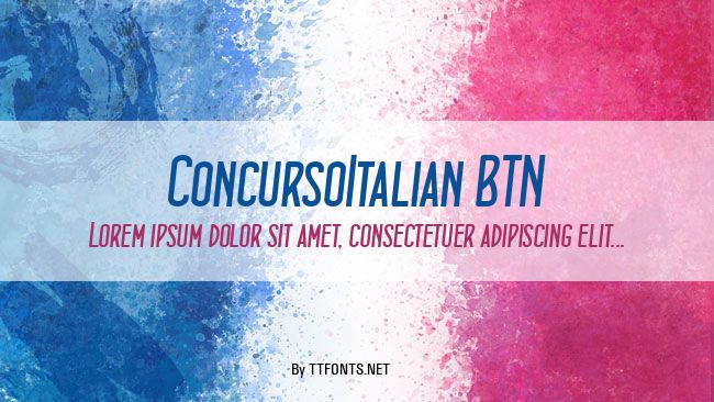 ConcursoItalian BTN example