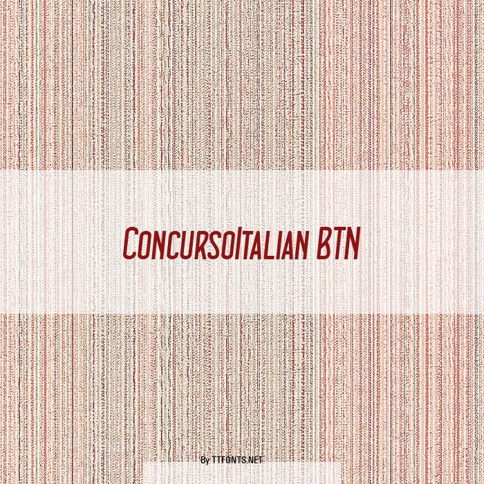 ConcursoItalian BTN example