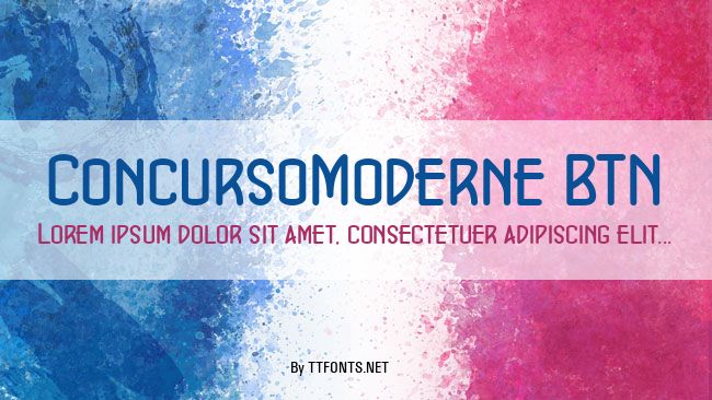 ConcursoModerne BTN example