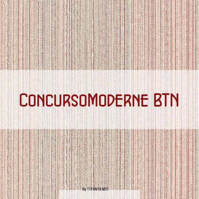 ConcursoModerne BTN example