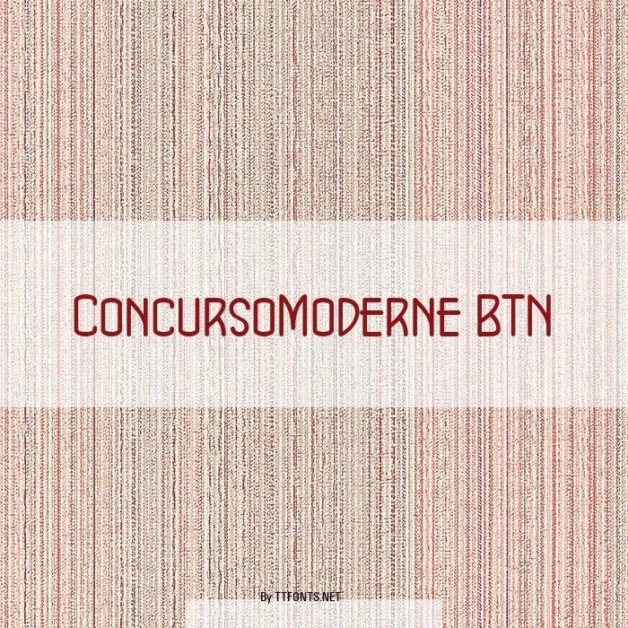 ConcursoModerne BTN example