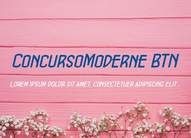 ConcursoModerne BTN example