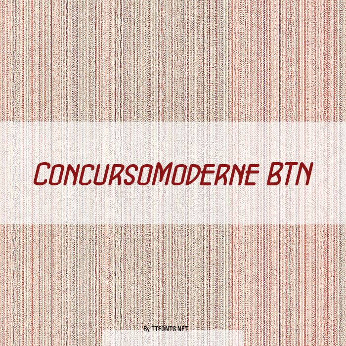 ConcursoModerne BTN example