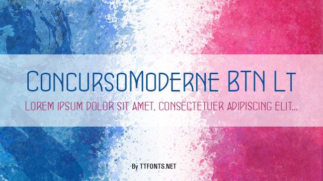 ConcursoModerne BTN Lt example