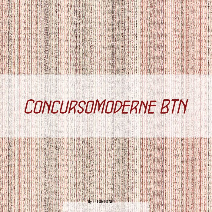 ConcursoModerne BTN example