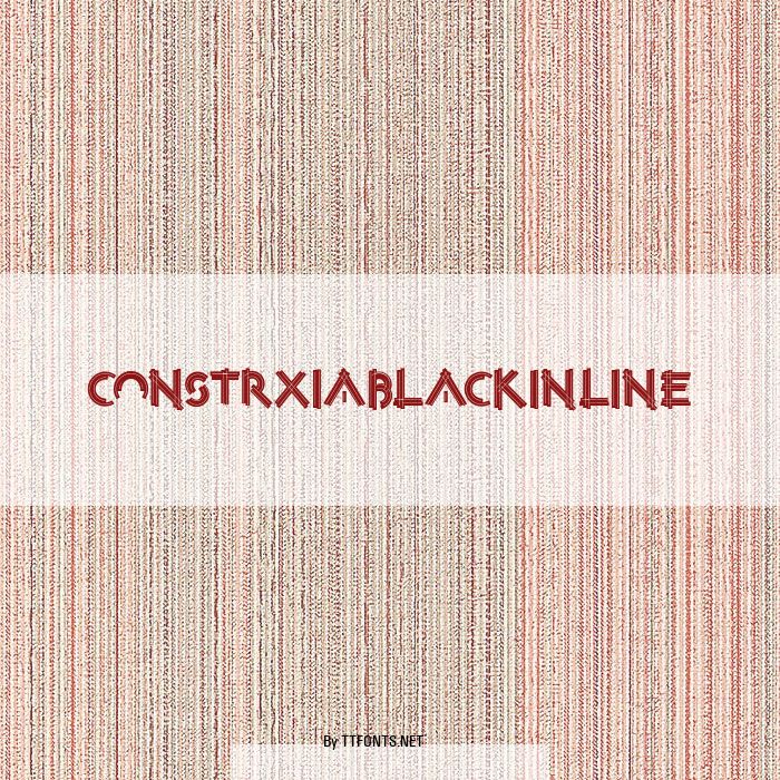 ConstrxiaBlackInline example