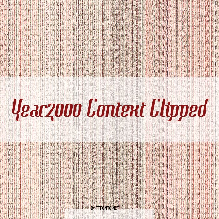 Year2000 Context Clipped example