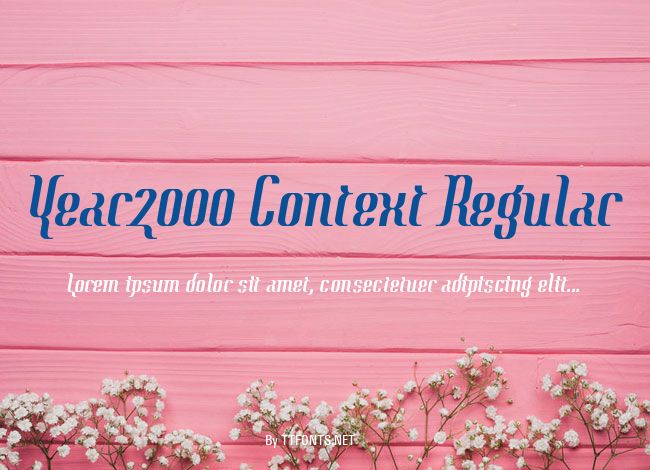 Year2000 Context Regular example