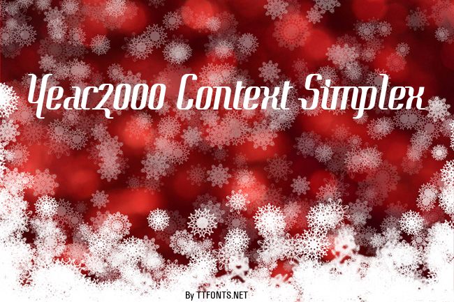 Year2000 Context Simplex example