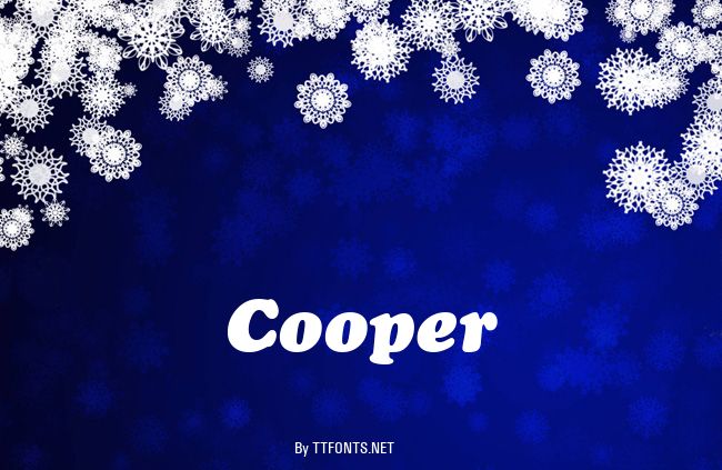 Cooper example