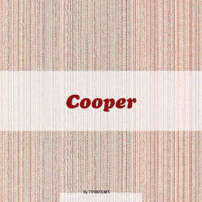 Cooper example
