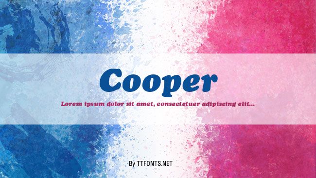 Cooper example