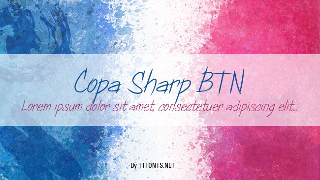 Copa Sharp BTN example