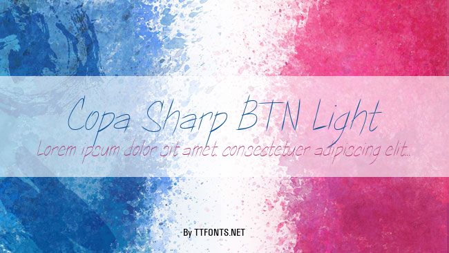 Copa Sharp BTN Light example
