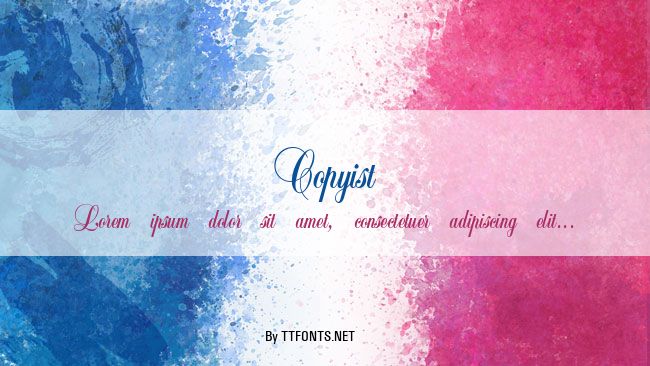 Copyist example