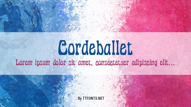 Cordeballet example
