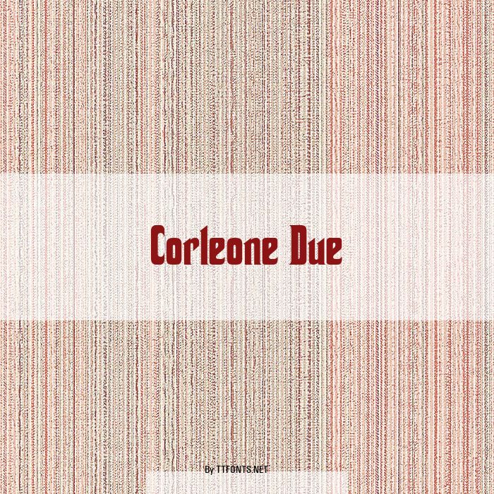 Corleone Due example