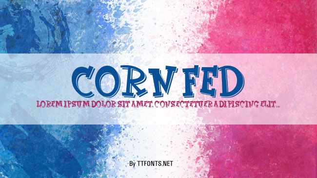 Corn Fed example
