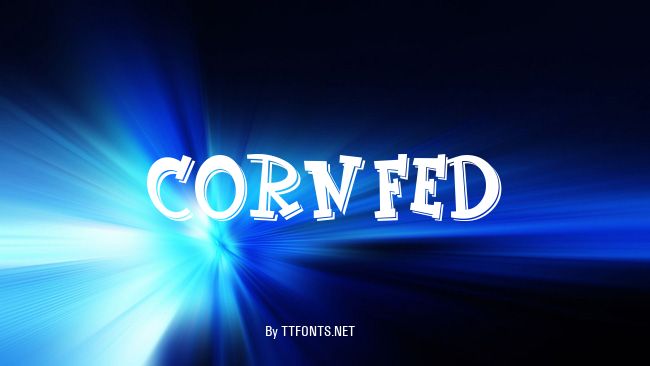 Corn Fed example