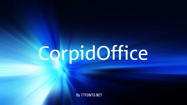 CorpidOffice example
