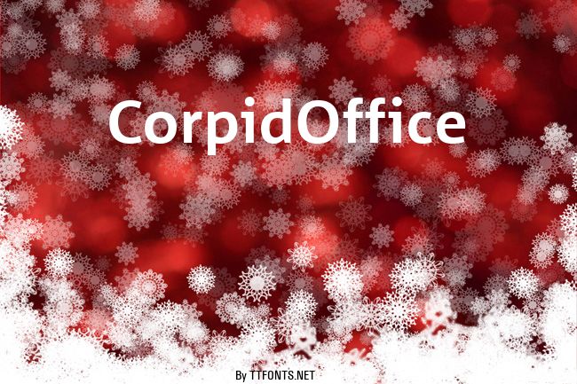 CorpidOffice example