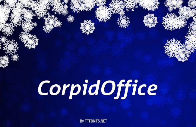 CorpidOffice example
