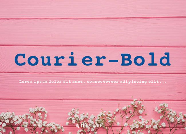 Courier-Bold example