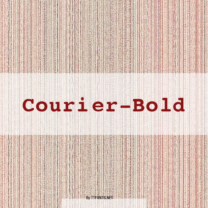 Courier-Bold example